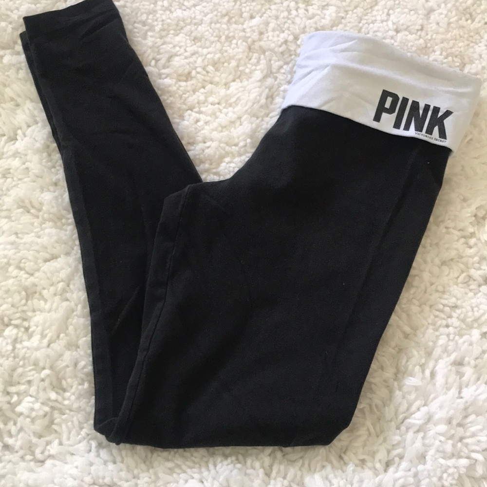 Pink yoga pants